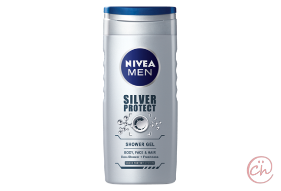 Душ-гел за мъже с антибактериално действие Silver Protect- Nivea MEN